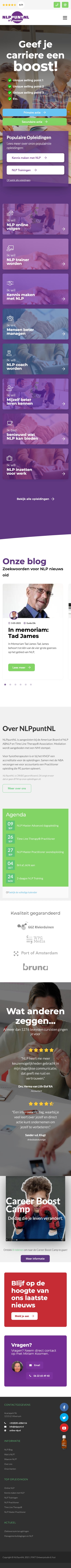 Website mobile voorbeeld